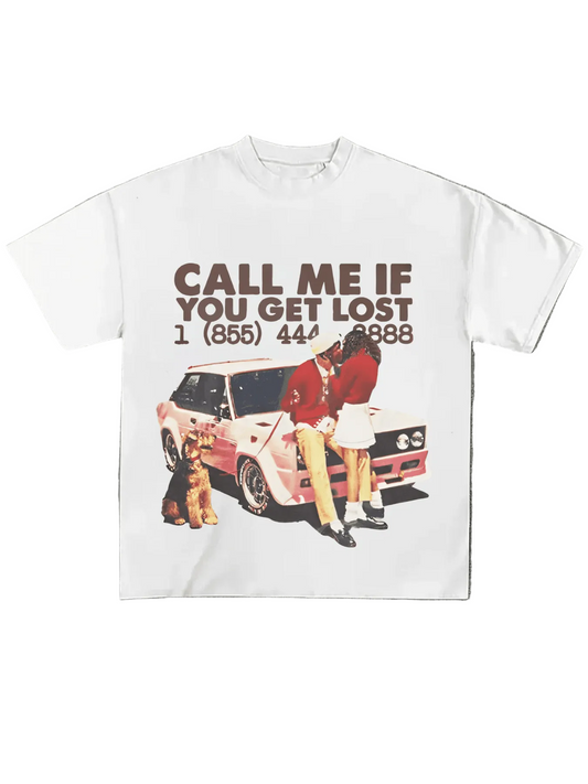 Plus Size Retro Car-Themed Romantic Graphic Tee,Casual Digital Print Pure Heavy Cotton T Shirt,220g Cotton T-Shirt,Gift,Summer,Unisex White
