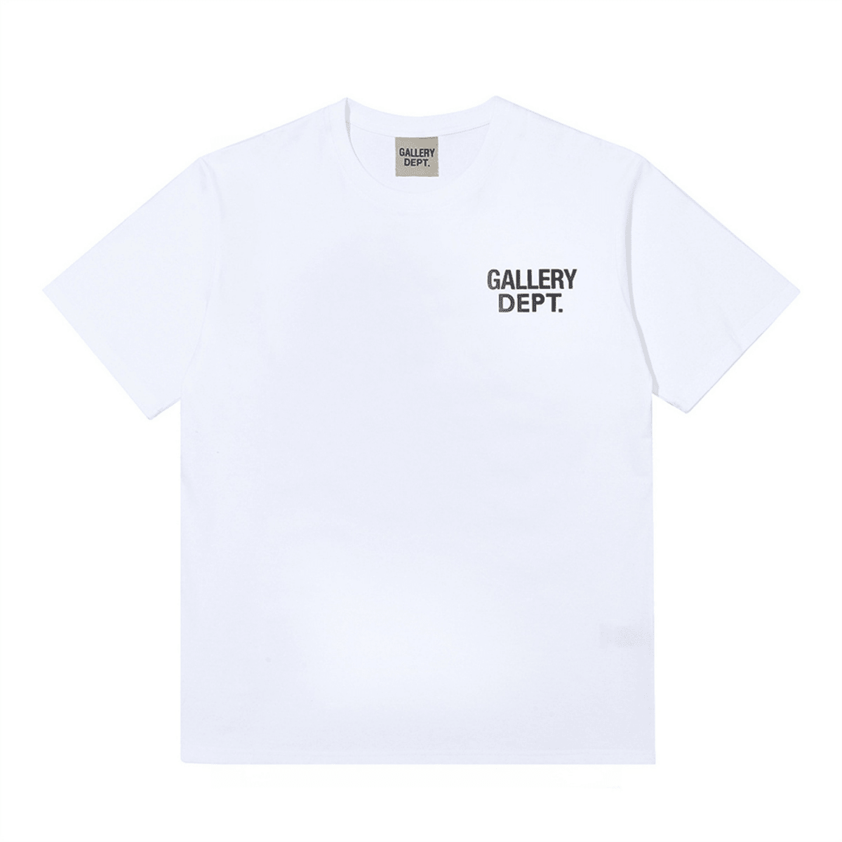 GALLERY D-EPT T-Shirt Car Letter Short Sleeve Men And Women High Street Half Sleeve Car Print Round Neck Loose Men's Tops Round Neck Casual Short Sleeve GALLERY White