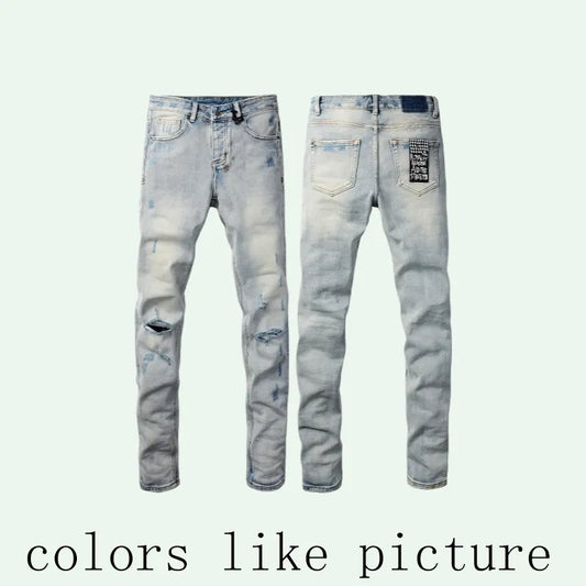 Ksubi Mens Slim Fit Distressed Ripped Biker Jeans  ... Army Green