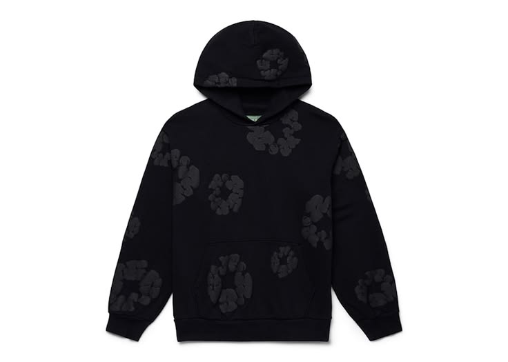 Men's Designer Denim Tears Hoodie - Monochrome