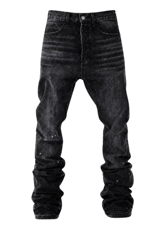 Classic Grey Fashionable Streetwear Stretchy Slim Fit Elastic Men's Skinny Jeans